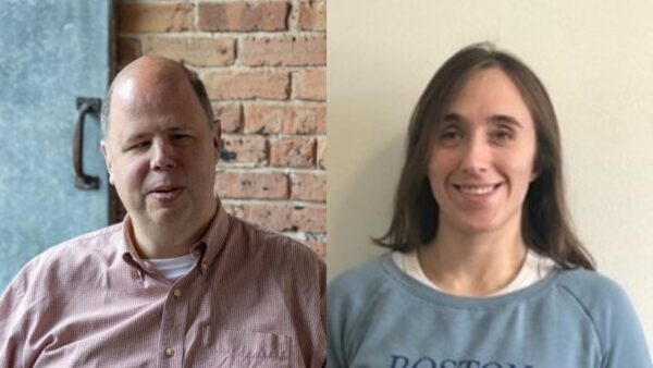 Photos of Jim Denham and Maggie Groshan