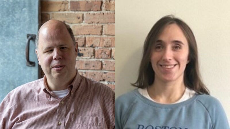 Photos of Jim Denham and Maggie Groshan