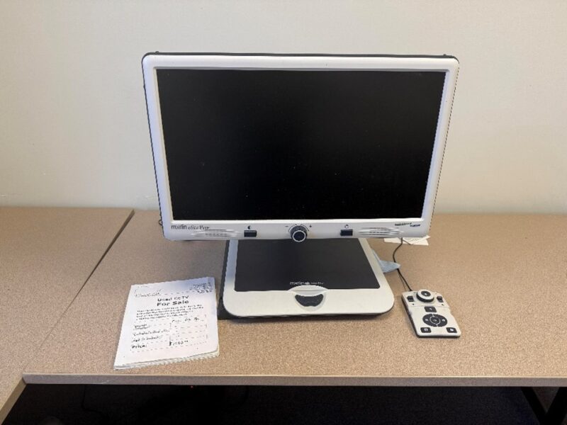A used CCTV sitting on a table