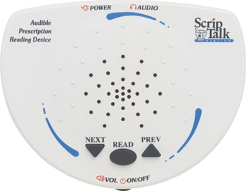 ScripTalk prescription label reading device
